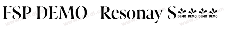 FSP DEMO   Resonay S字体转换